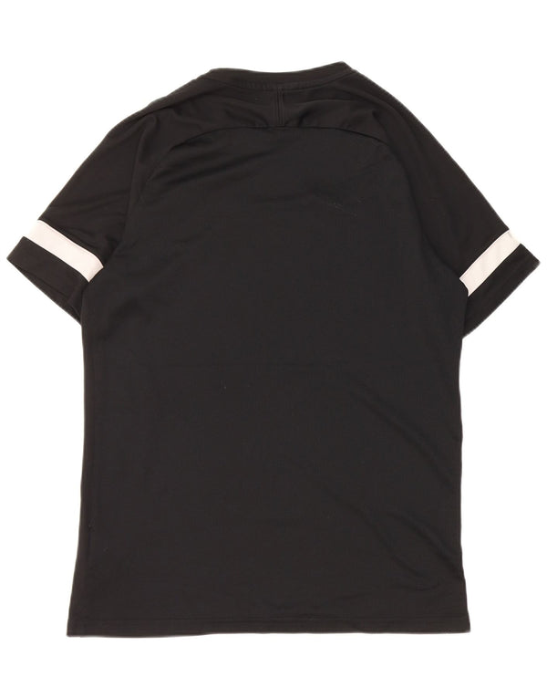 T-shirt grafica Nike Dri Fit da uomo, grande, color block nero
