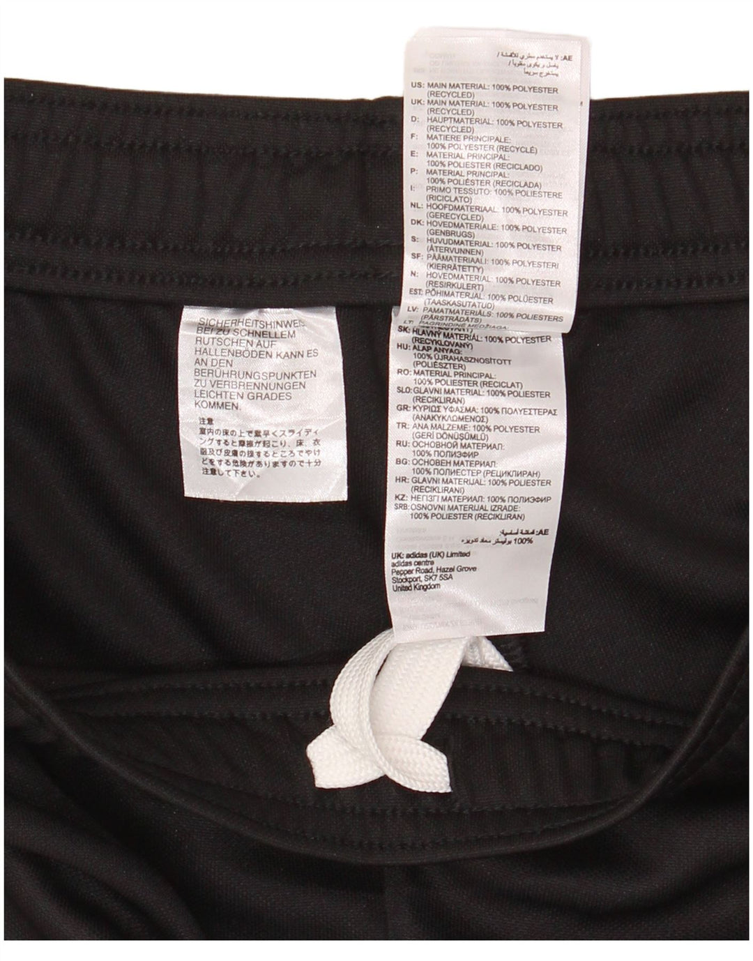 ADIDAS Mens Aeroready Tracksuit Trousers Small Black Polyester