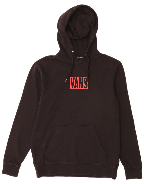 Vans Mens Graphic Hoodie Jumper XS Black
