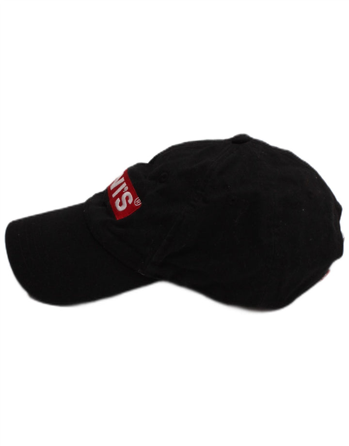 LEVI'S Mens Graphic Baseball Cap One Size Black Cotton Classic