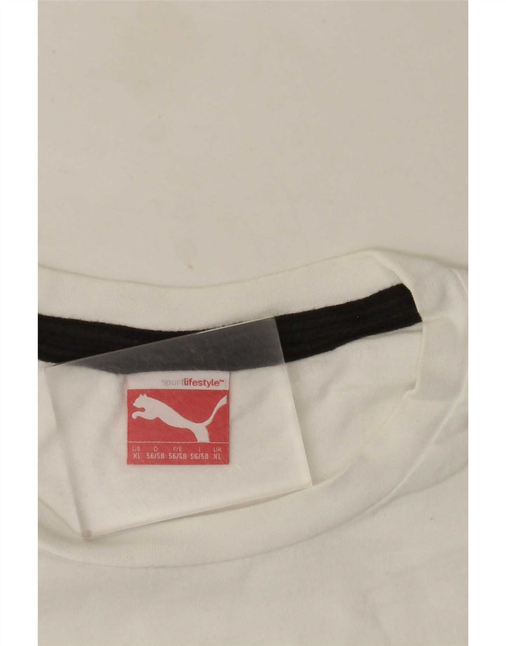 Puma T-Shirt Homme Top XL Blanc