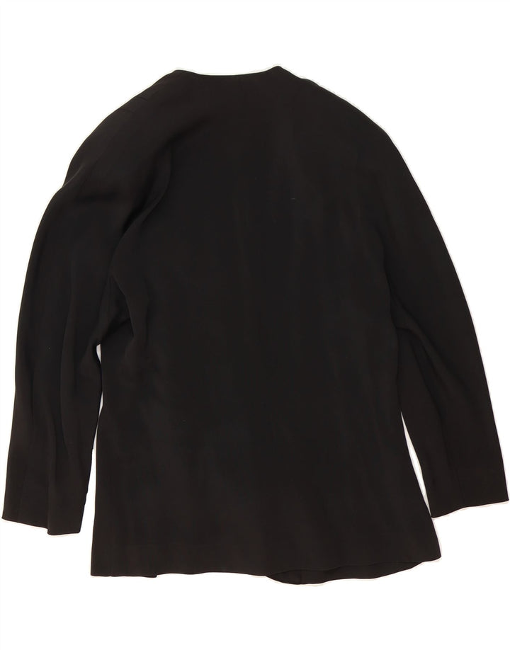 VINTAGE Womens Cardigan Top UK 16 Large Black Vintage Vintage and Second-Hand Vintage from Messina Hembry 