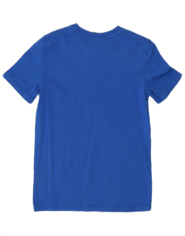 PUMA Boys Graphic T-Shirt Top 10-11 Years Medium Blue Cotton
