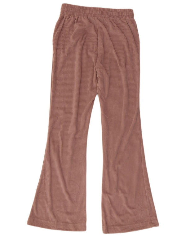 Damskie spodnie dresowe Adidas Flare Velour UK 12/14 Średni róż