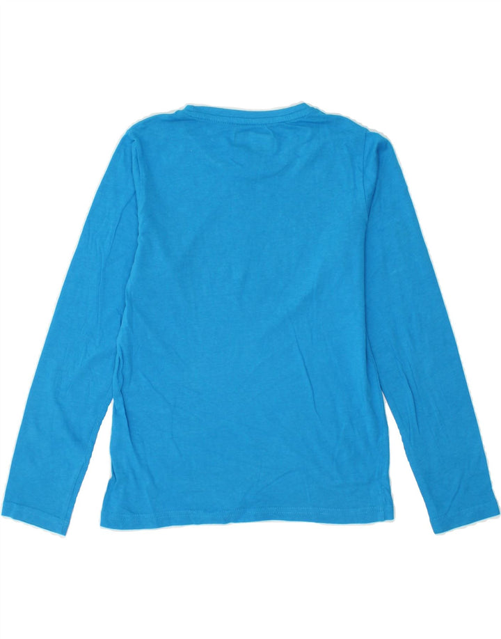 KAPPA Boys Graphic Top Long Sleeve 11-12 Years Blue Cotton Vintage Kappa and Second-Hand Kappa from Messina Hembry 