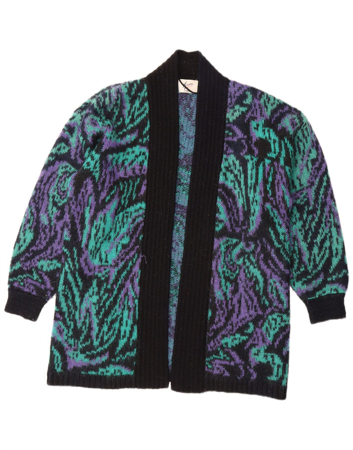 Amari Womens Oversized Longline Cardigan Sweater UK 10 Small Multicoloured