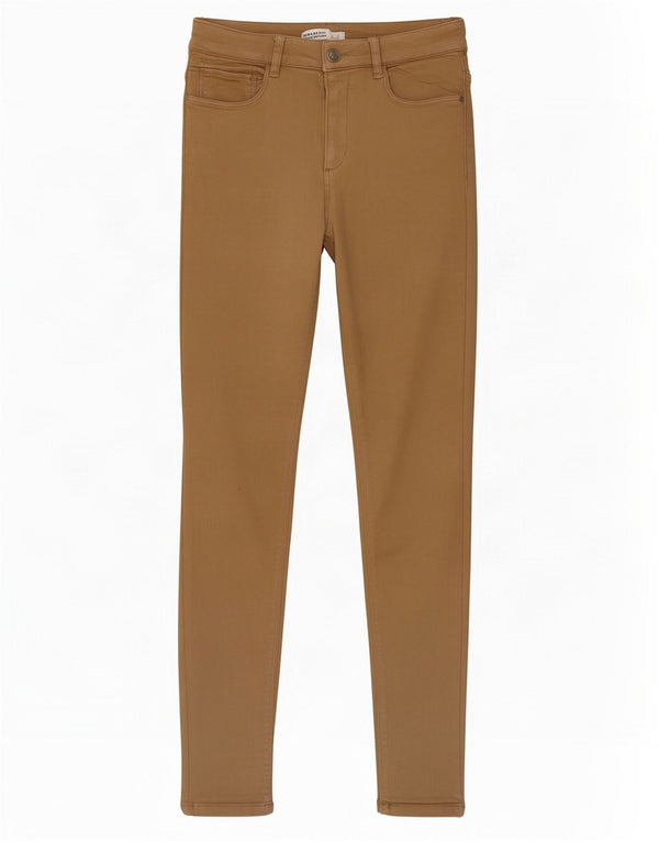 Zara Mujer Pantalones Casuales Pitillo EU 38 Small W28 L29 Beige