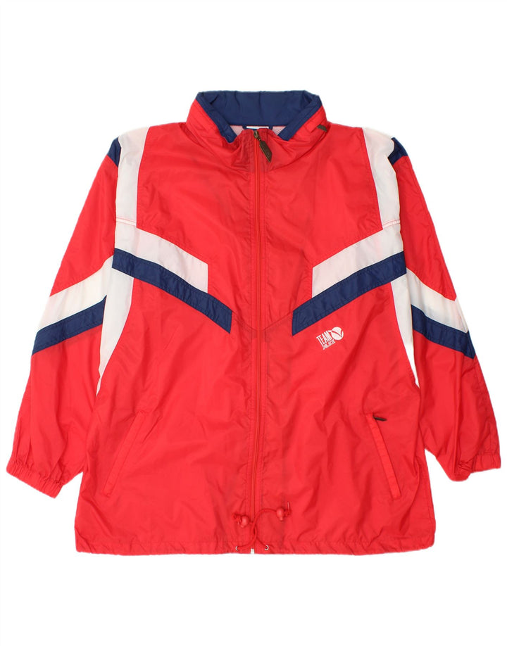 Мужская дождевик ALEX UK 42 XL Красный полиамид с цветными блоками