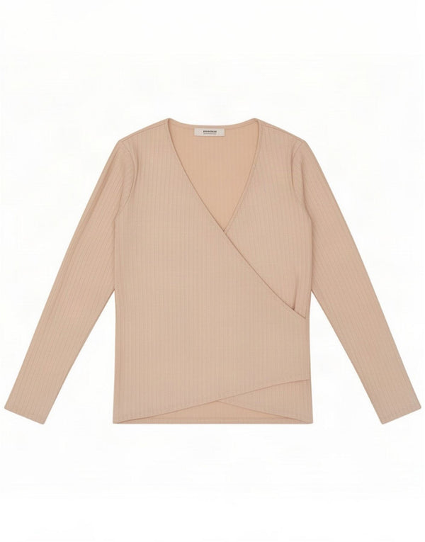 Promod Blusa de manga larga para mujer UK 42 Medium Pink
