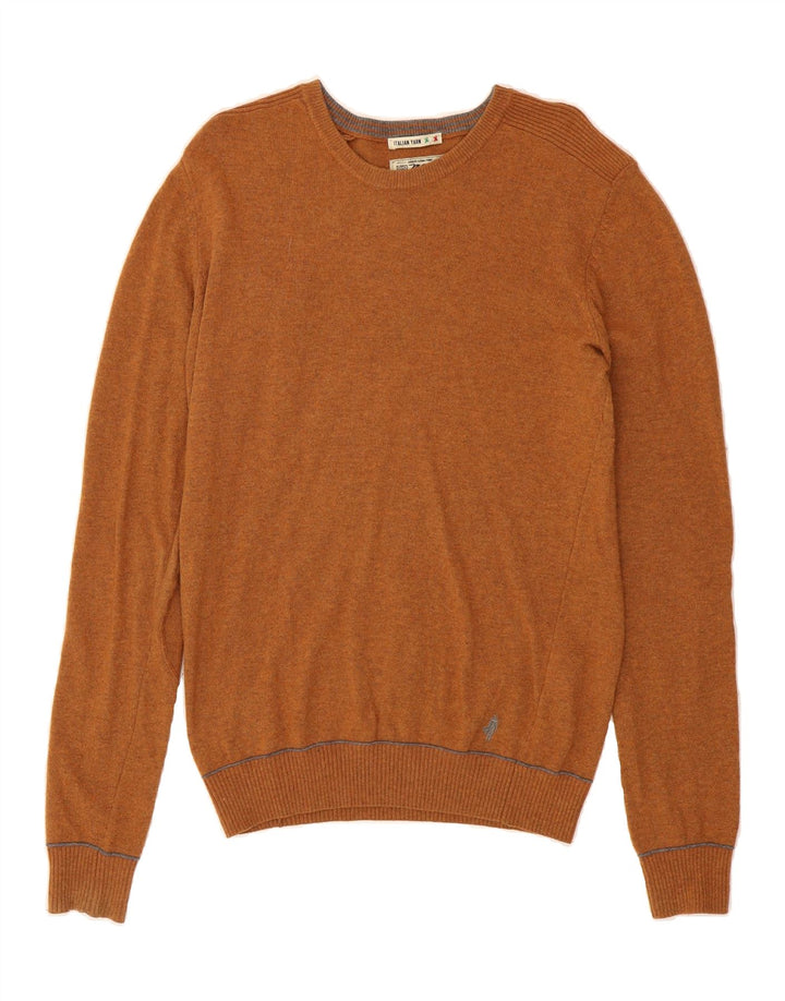 MARLBORO CLASSICS Womens Crew Neck Jumper Sweater UK 14 Large Brown Vintage Marlboro Classics and Second-Hand Marlboro Classics from Messina Hembry 