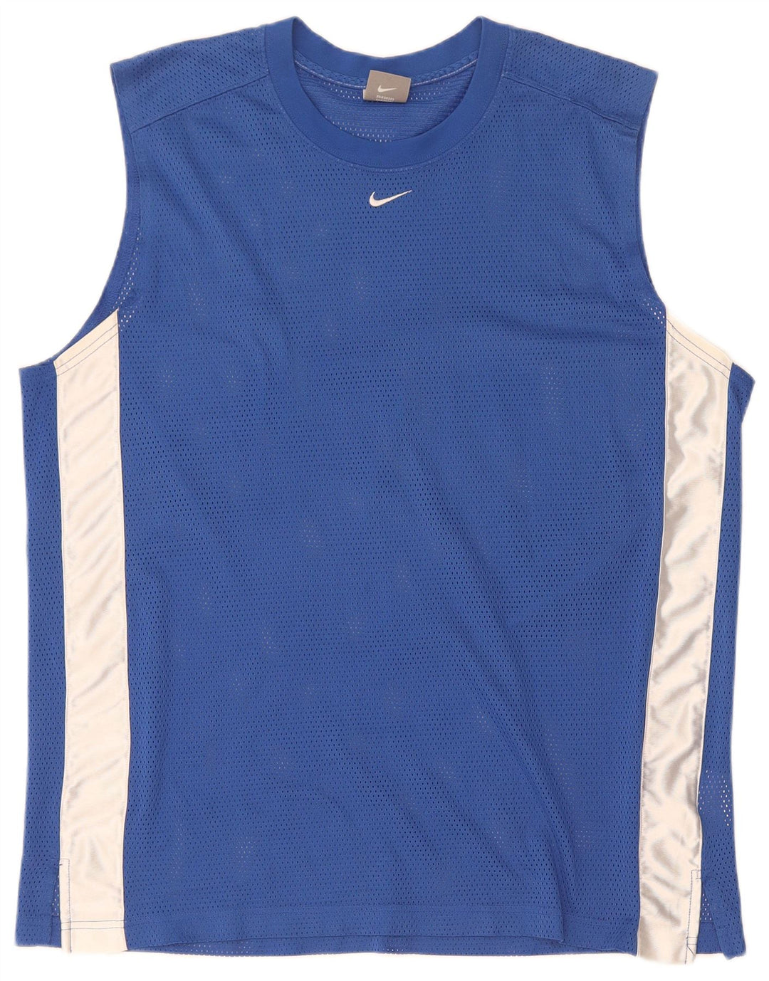 Nike Mens Vest Top Large Blue Colourblock Polyester
