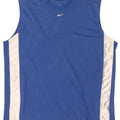 Nike Homme Débardeur Large Bleu Colorblock Polyester