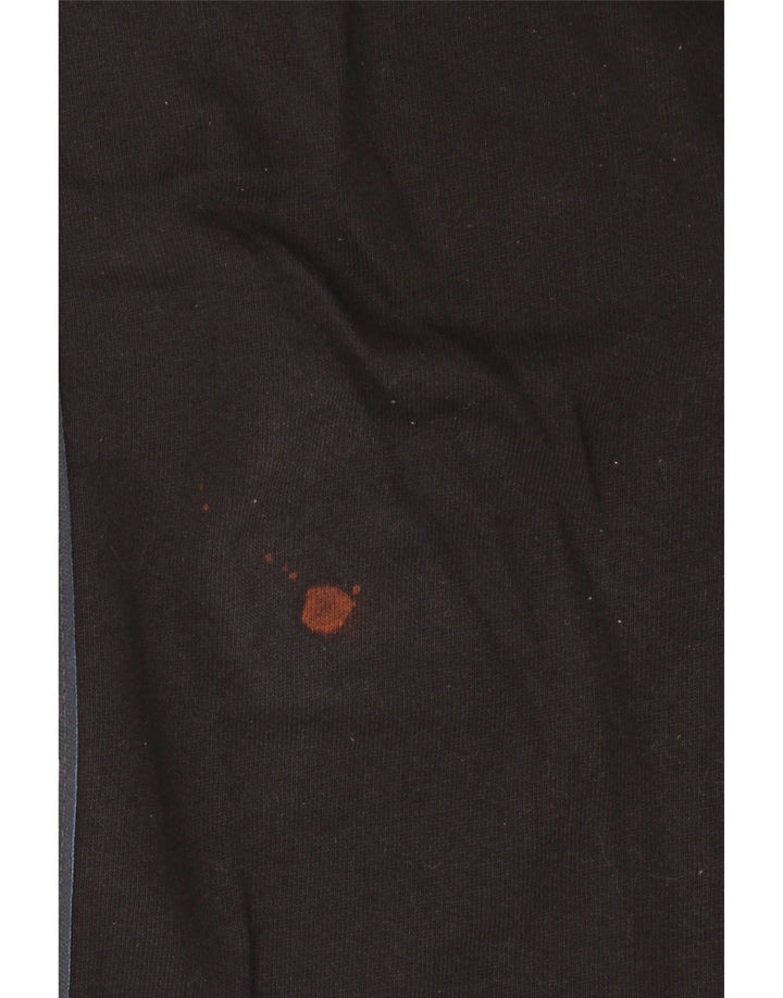 Kappa Mens Graphic Tracksuit Trousers Joggers Medium  Black Colourblock