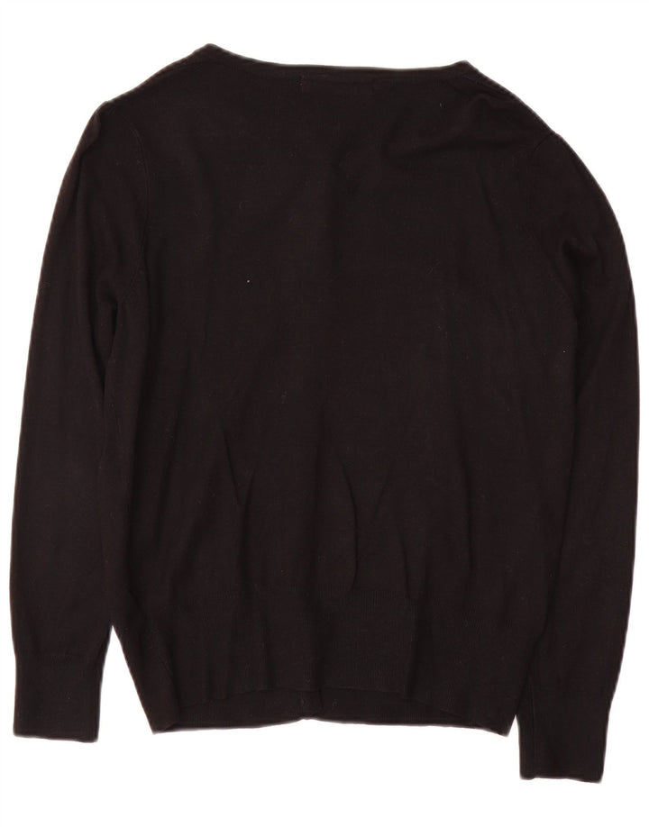 Sweter damski Marks & Spencer UK 14, średni czarny, wiskoza