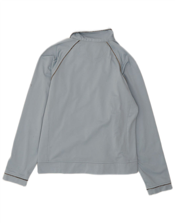 Champion Womens Tracksuit Top Jacket UK 10 Small Blue