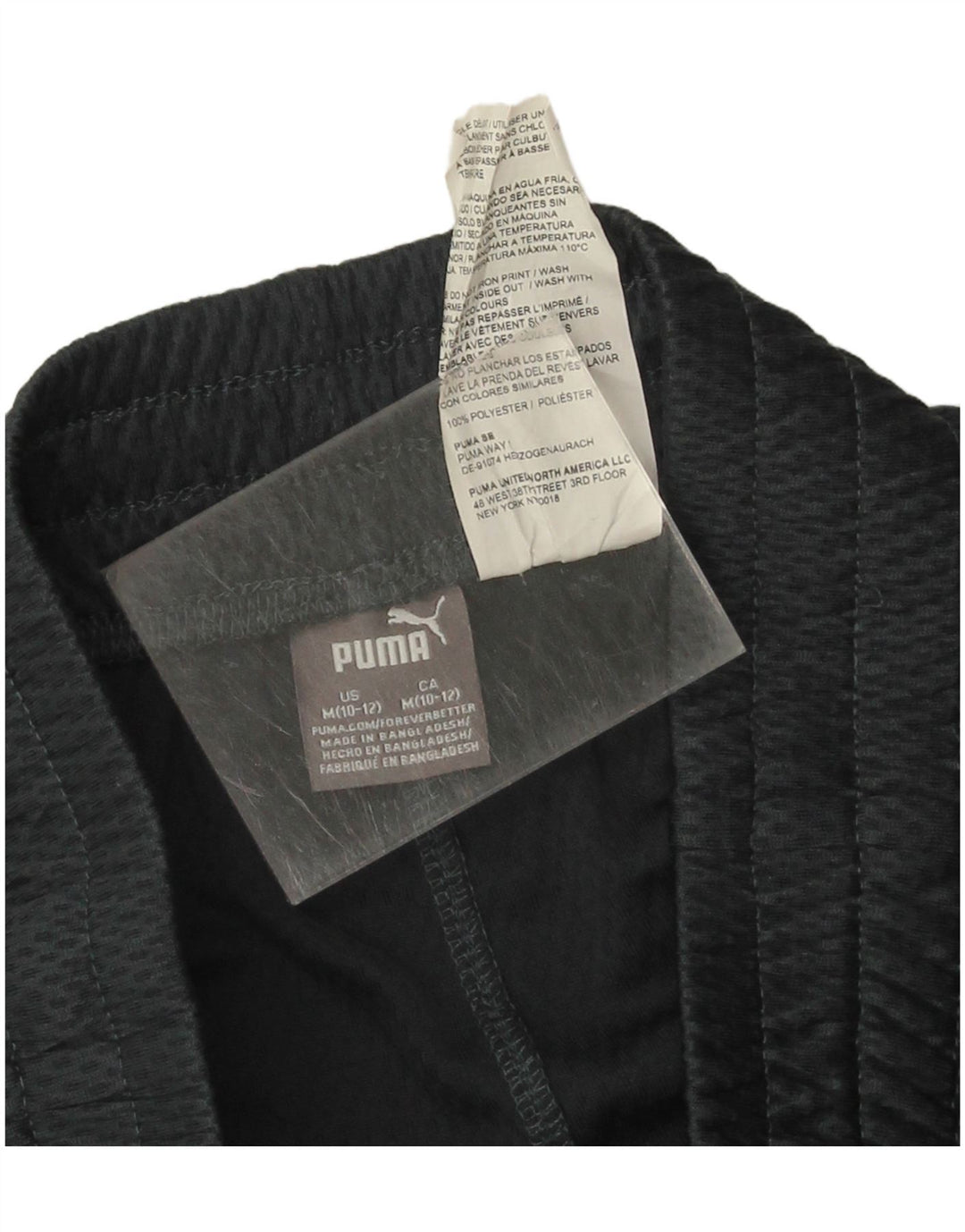 Puma Boys Sport Shorts 10-11 Years  Medium Black Polyester