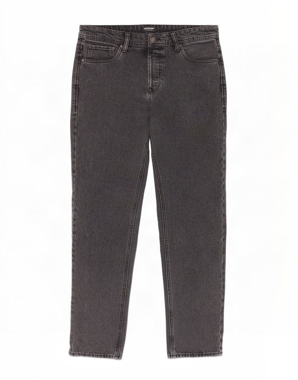 Jack & Jones Herren Straight Jeans W32 L32 Graue Baumwolle