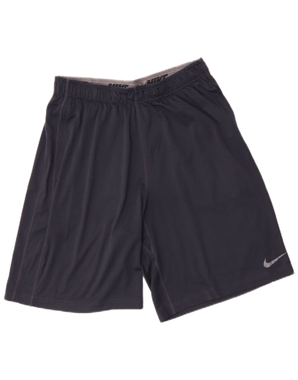 Nike Mens Dri Fit Sport Shorts Medium Navy Blue Polyester