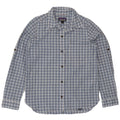 Patagonia Dameskjorte UK 14 Medium Blue Ternet Bomuld