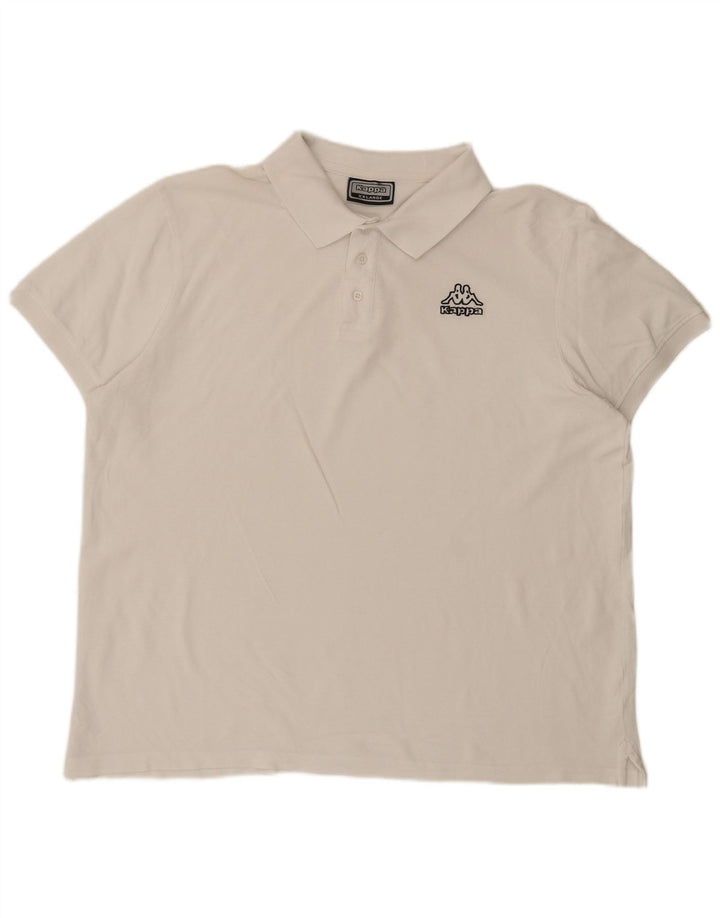 Kappa Herren Poloshirt 2XL Weiß