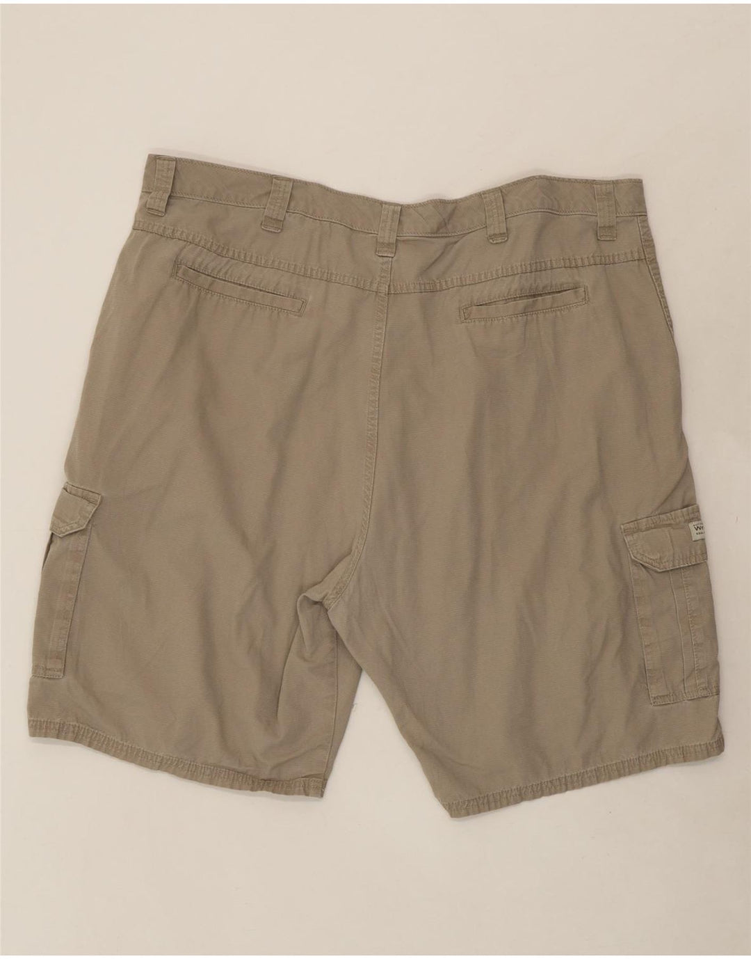 WRANGLER Mens Cargo Shorts W42 2XL Beige Cotton Vintage Wrangler and Second-Hand Wrangler from Messina Hembry 