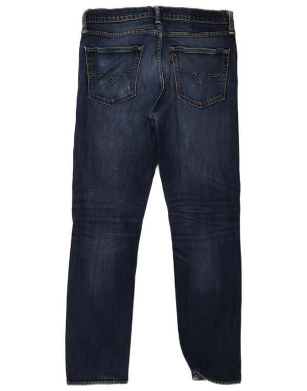 Levi's Womens Distressed Straight Jeans W33 L32 Blue Cotton