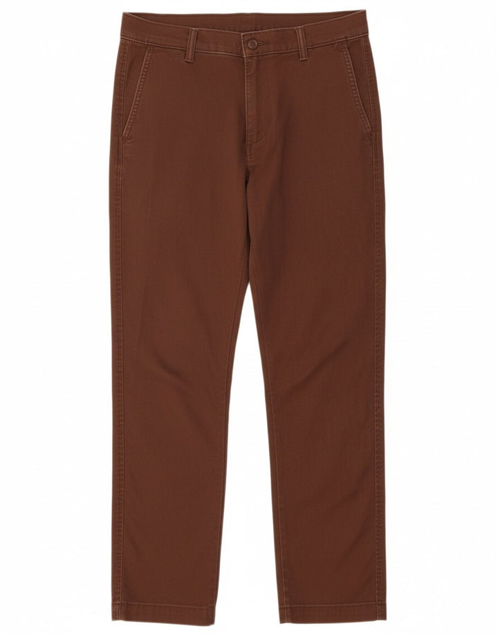 Calça Chino Feminina Slim LEVI'S W32 L30 Algodão Marrom