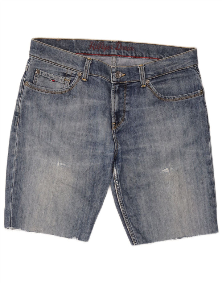 Tommy Hilfiger Damen Jeansshorts W34 Large Blau