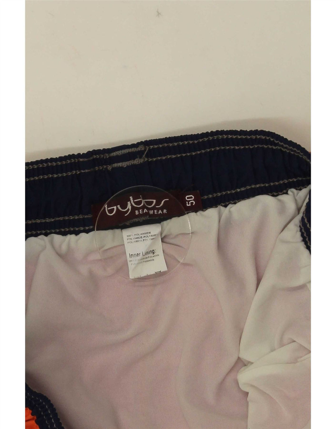 Byblos Mens Swimming Shorts IT 50 Medium  Pink Colourblock Polyamide