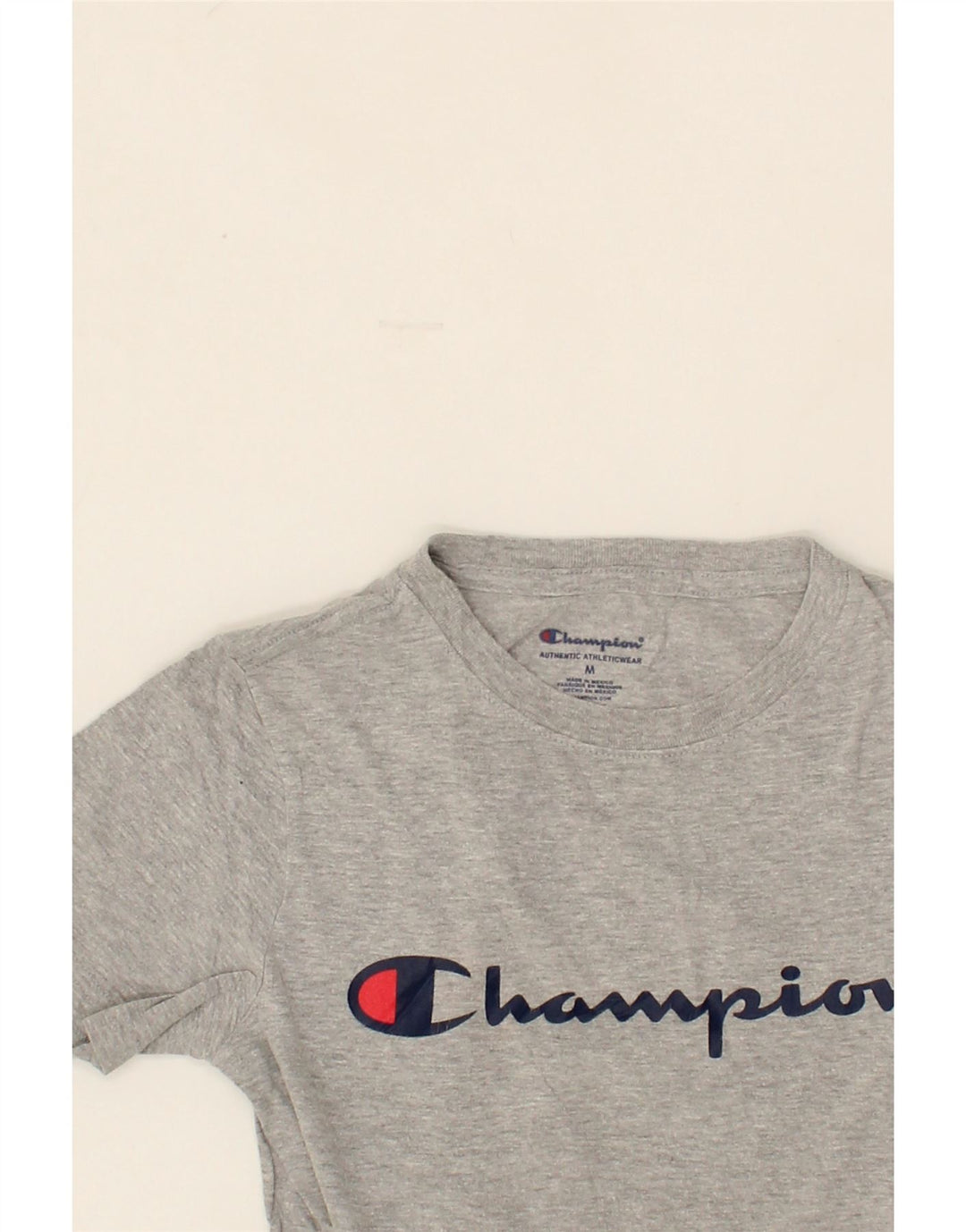 CHAMPION Boys Graphic T-Shirt Top 9-10 Years Medium  Grey Cotton Vintage Champion and Second-Hand Champion from Messina Hembry 