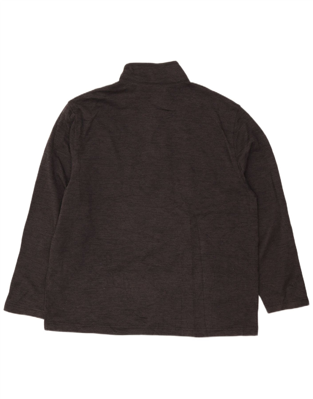 IZOD Męski sweter zapinany na guziki, XL, szary, poliester w jodełkę