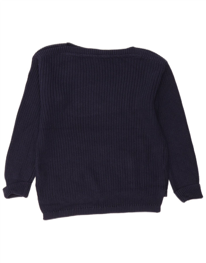 Marks & Spencer Dame sweater med rund hals DK 14 Medium Navy Blue