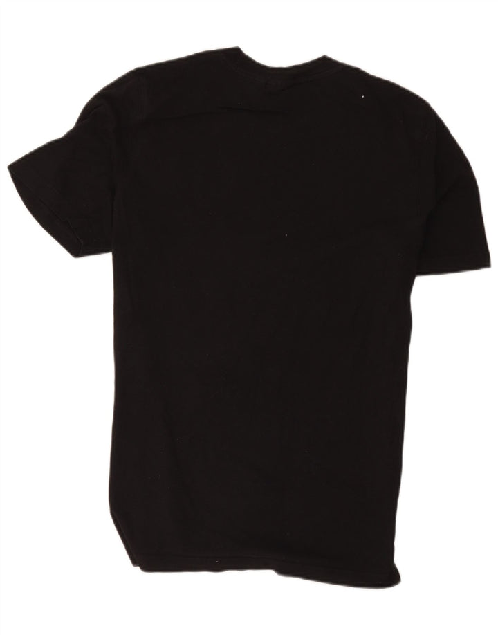 T-shirt grafica da uomo Adidas Top in cotone nero medio
