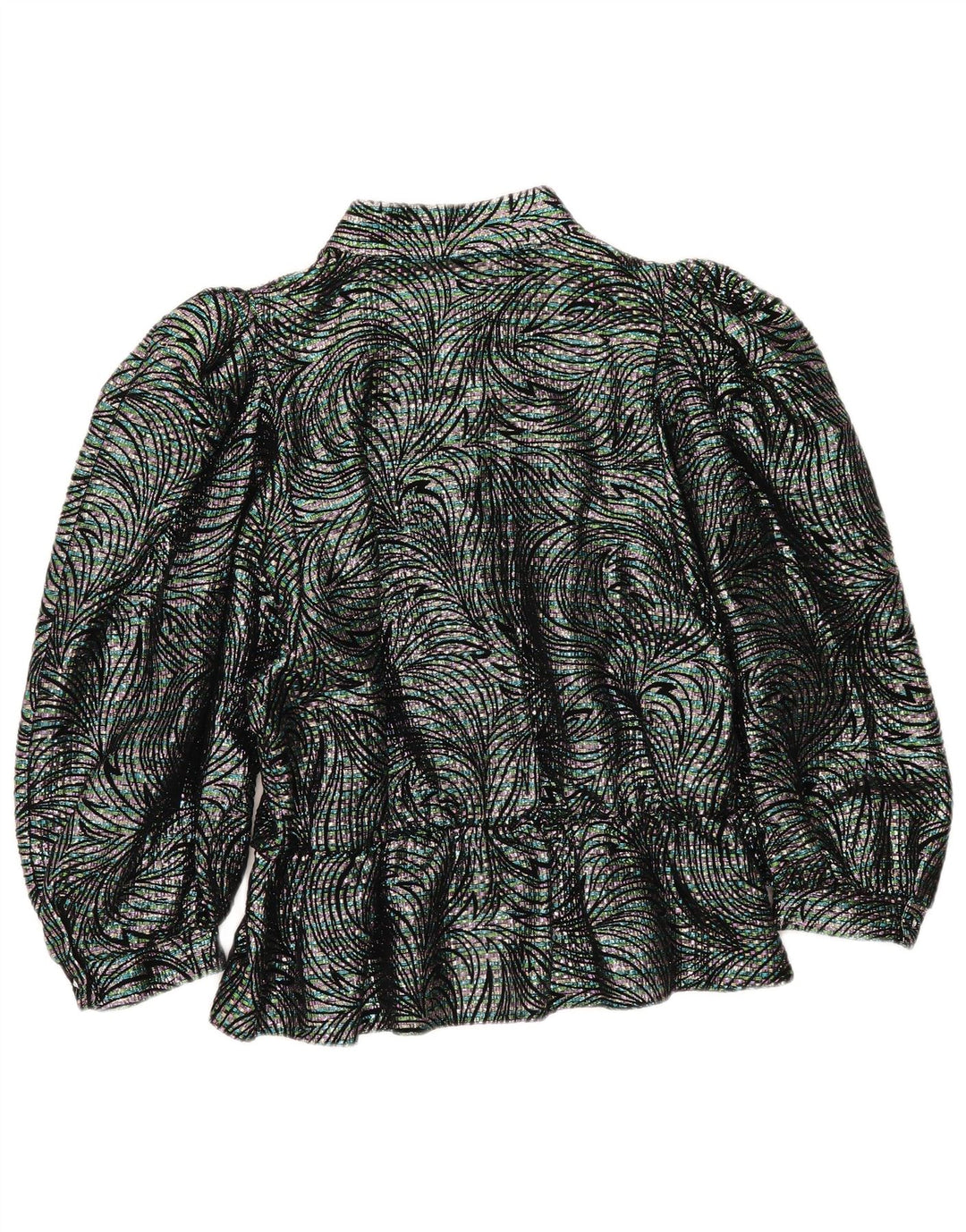 Vintage Womens Shirt Blouse IT 42 Medium Multicoloured Geometric