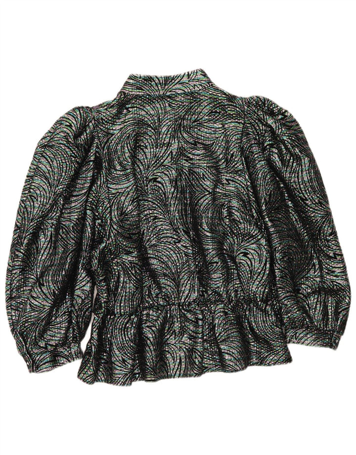 Vintage Womens Shirt Blouse IT 42 Medium Multicoloured Geometric