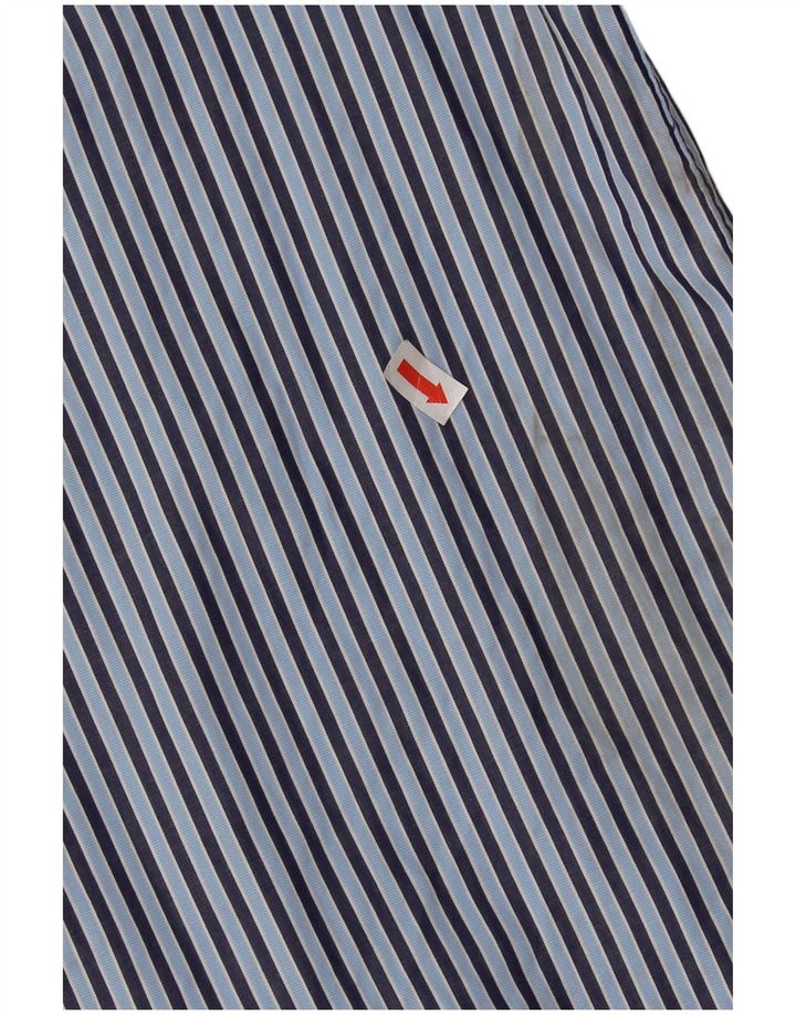 Camicia Gant da uomo vestibilità regolare in cotone gessato blu medio