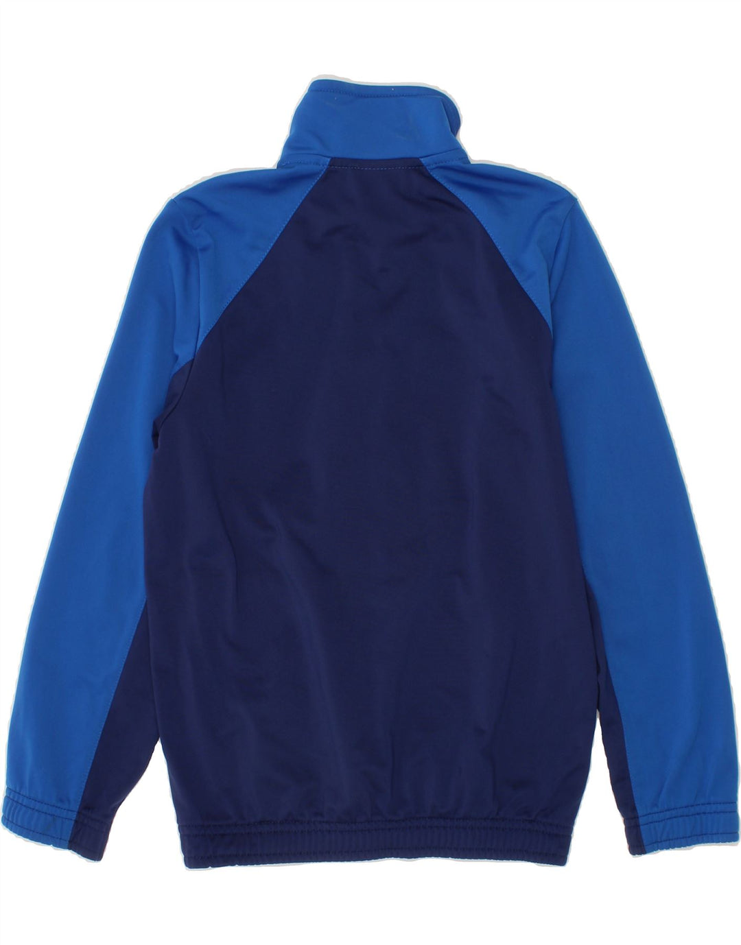 PUMA Boys Tracksuit Top Jacket 7-8 Years Navy Blue Colourblock Polyester Vintage Puma and Second-Hand Puma from Messina Hembry 