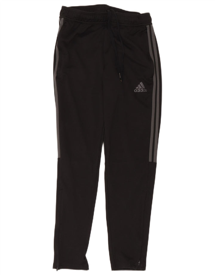Adidas Womens Aeroready Tracksuit Trousers UK 14 Medium Black Polyester