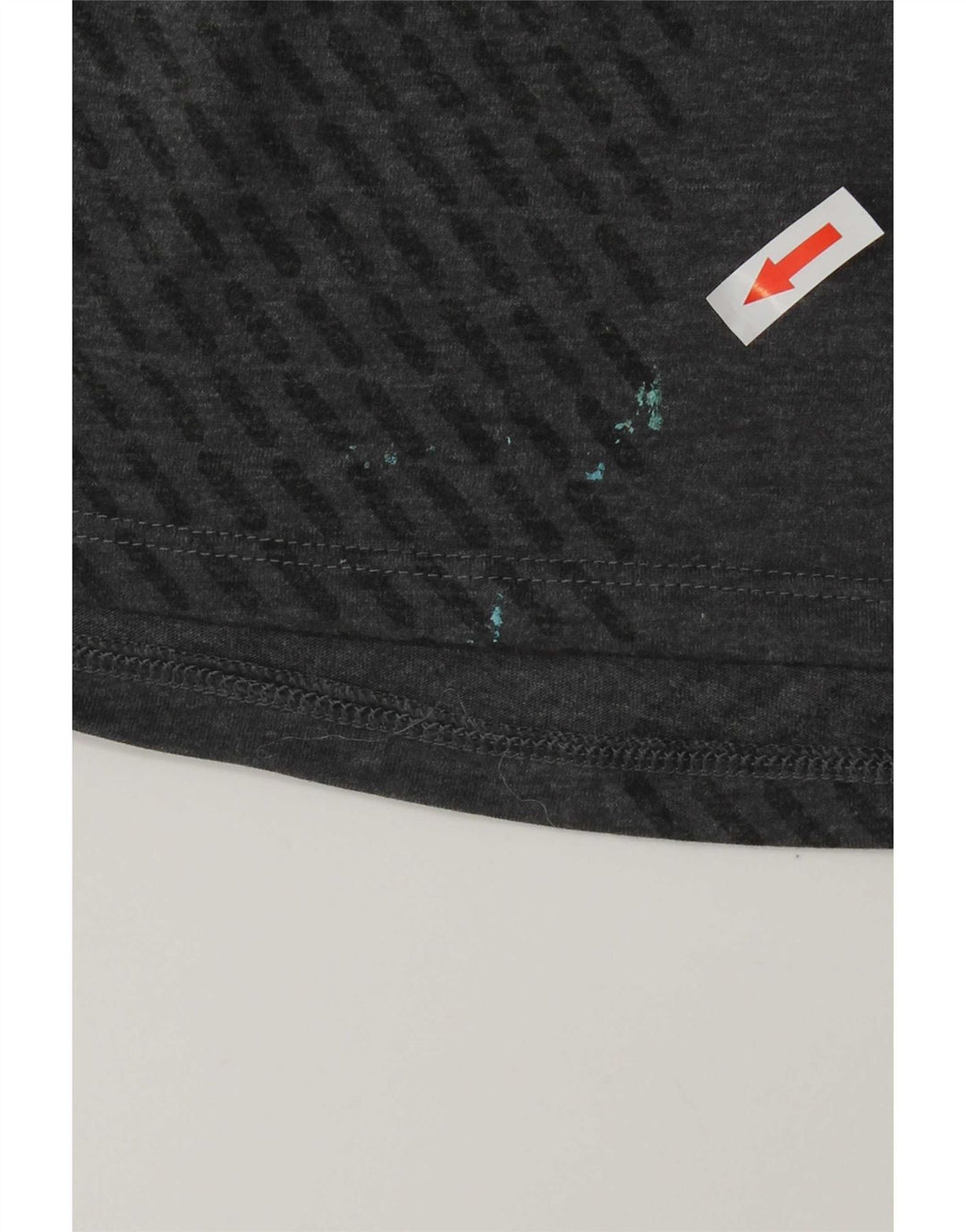 Nike Mens Dri Fit T-Shirt Top Large Grey Colourblock Polyester