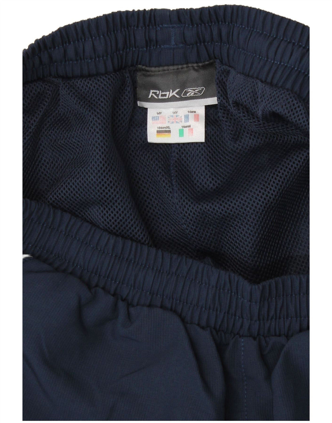 Reebok Pantalon de Survêtement Garçon 13-14 ans Bleu Marine