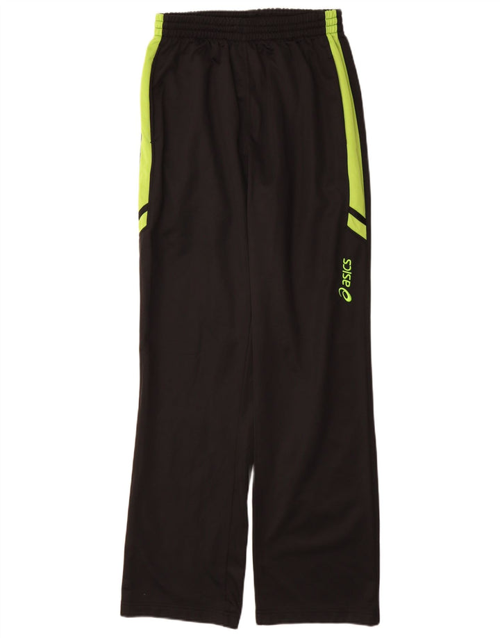 Asics Mens Tracksuit Trousers Large  Black Colourblock Polyester