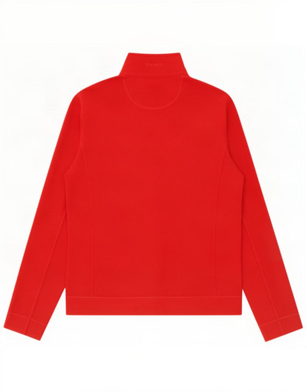 Damski sweter polarowy Champion z zamkiem błyskawicznym UK 18 XL, czerwony poliester