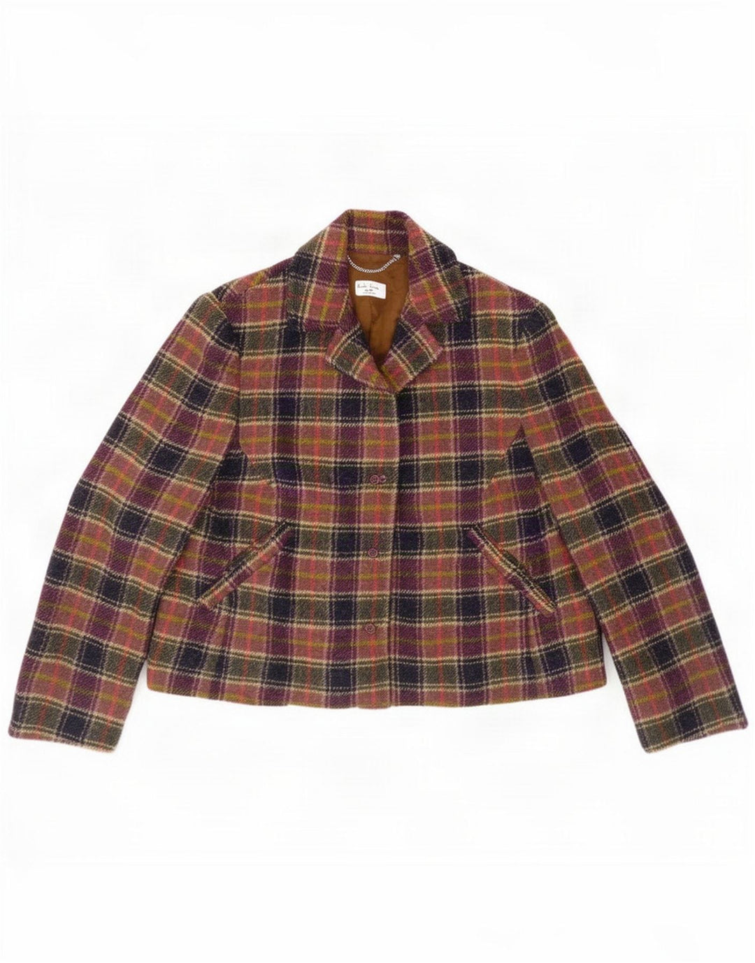 Paul Smith Γυναικείο μπουφάν μπλέιζερ με 3 κουμπιά EU 40 Medium πολύχρωμο καρό