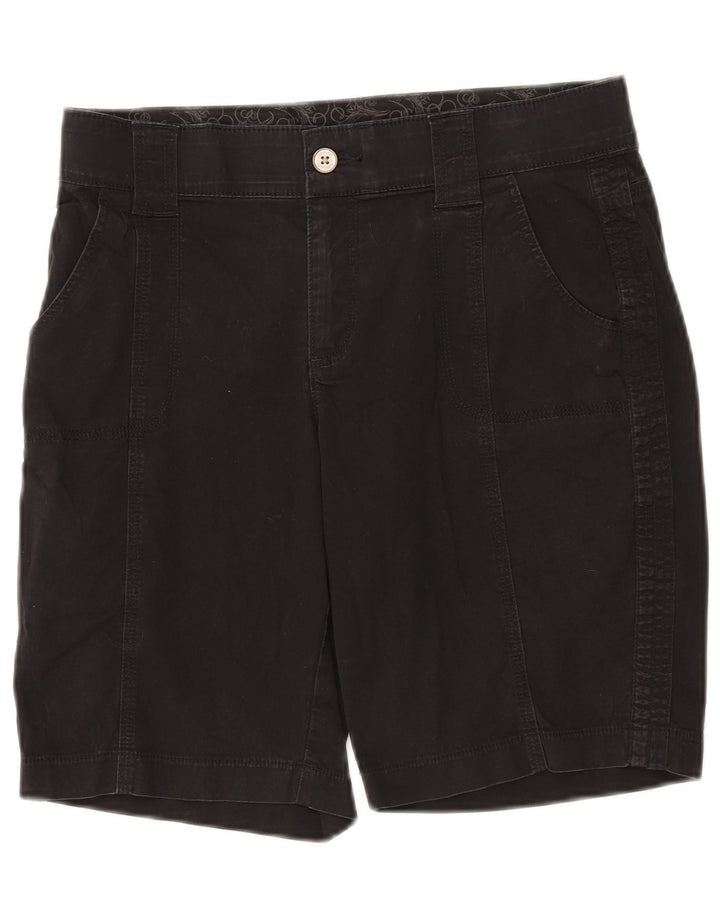 LEE Womens Chino Shorts US 6 Medium W30  Black Cotton