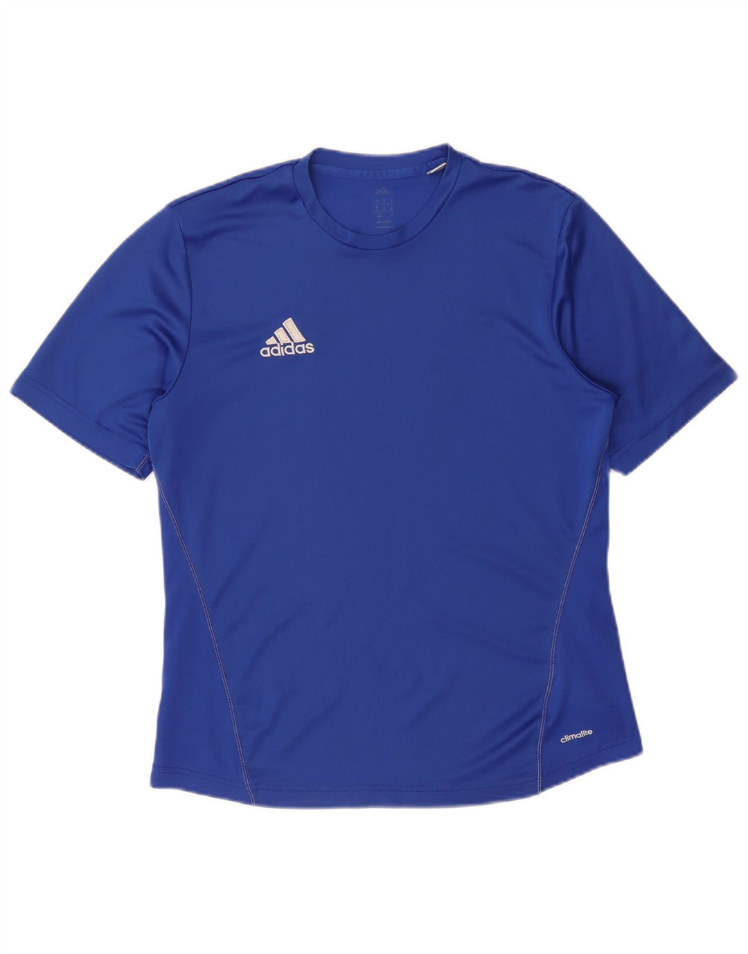 Adidas Herren Climalite T-Shirt Top Mittelblaues Polyester