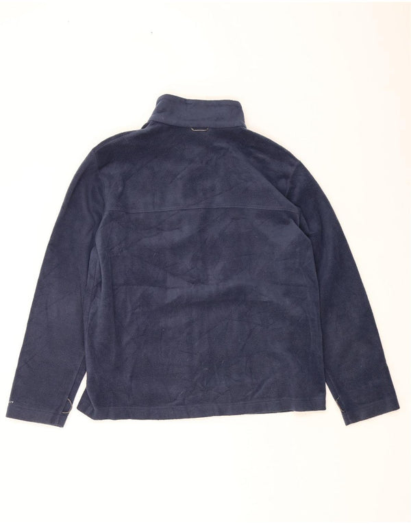 COLUMBIA Chaqueta polar para hombre UK 40 Large Azul marino Poliéster