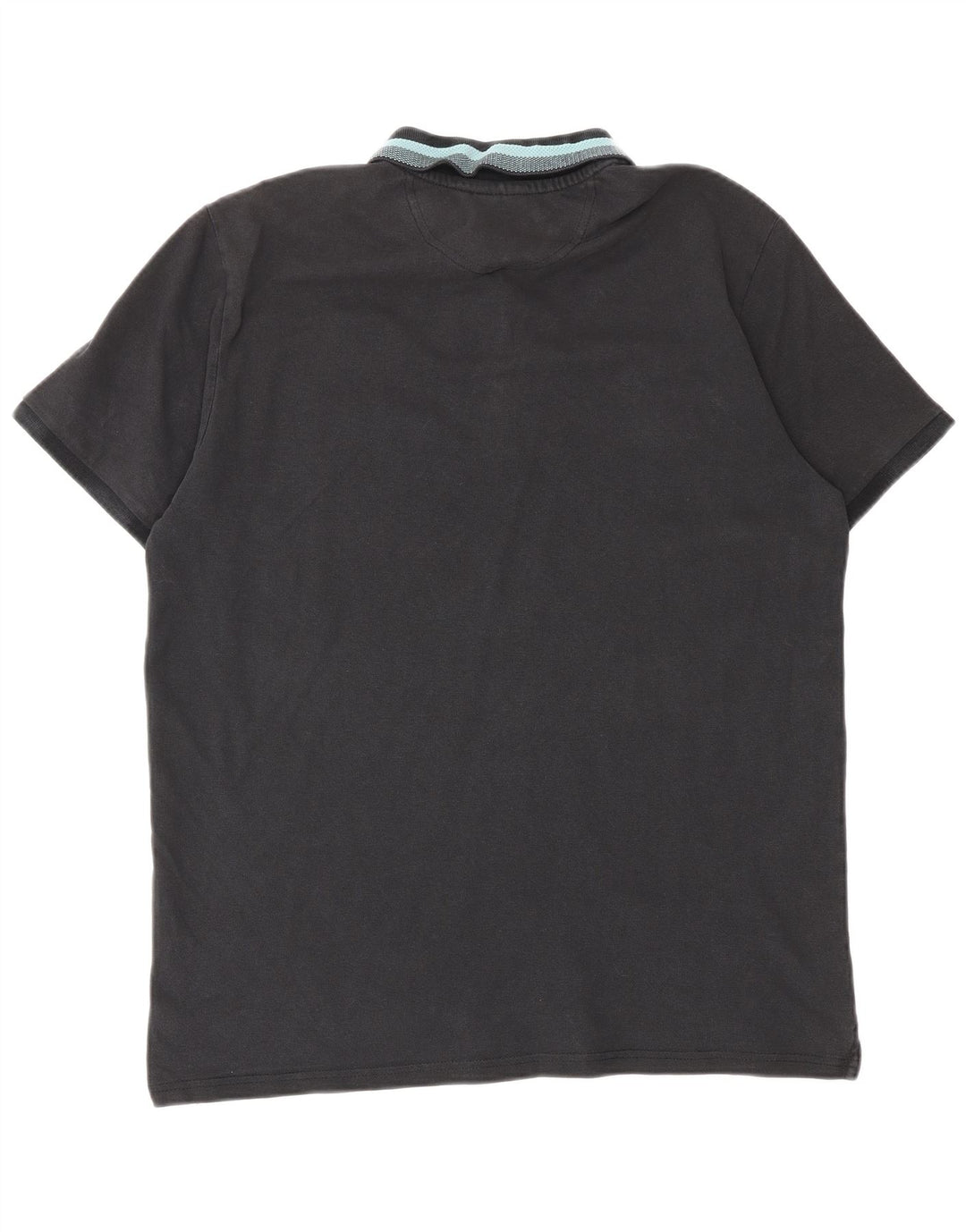 CHAMPION Mens Polo Shirt Large Black Cotton