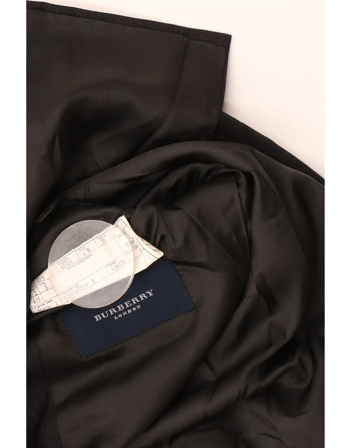 Μπουφάν Burberry Ανδρικό Μπλέιζερ με 3 Κουμπιά, Μέγεθος 50 Μαλλί μεσαίου Γκρι