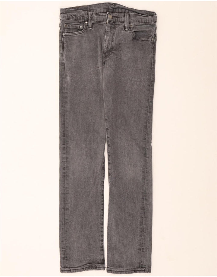 LEVI'S Womens 504 Straight Jeans W30 L32 Grey Cotton Vintage Levi's and Second-Hand Levi's from Messina Hembry 