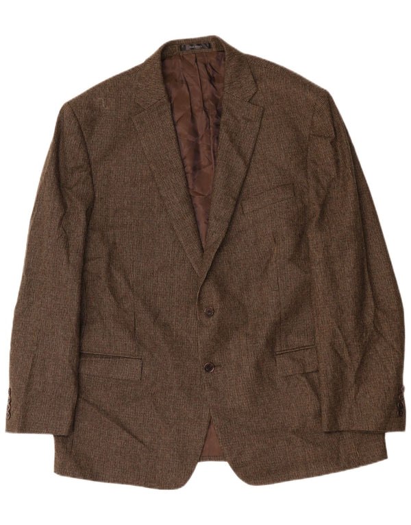 Ralph Lauren Herre 2-knaps blazerjakke UK 46 XL Brun uld